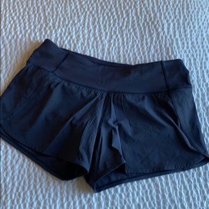 Navy lulu lemon shorts